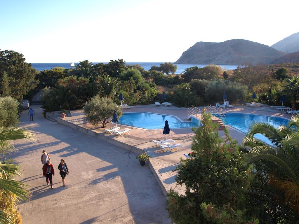 Eristos Beach Hotel Megalon Chorion (Tilos) Exterior foto
